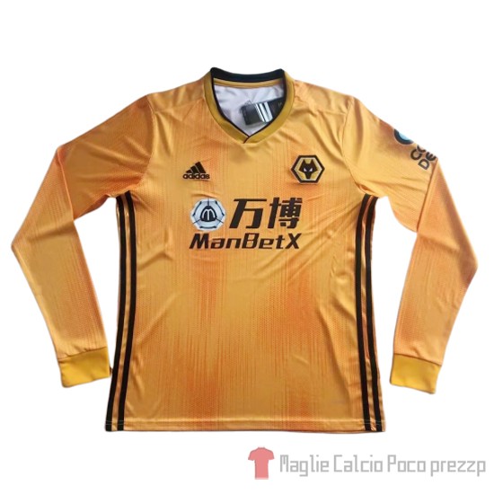 Maglia Wolves Home Manica Lunga 2019/2020 - Clicca l'immagine per chiudere